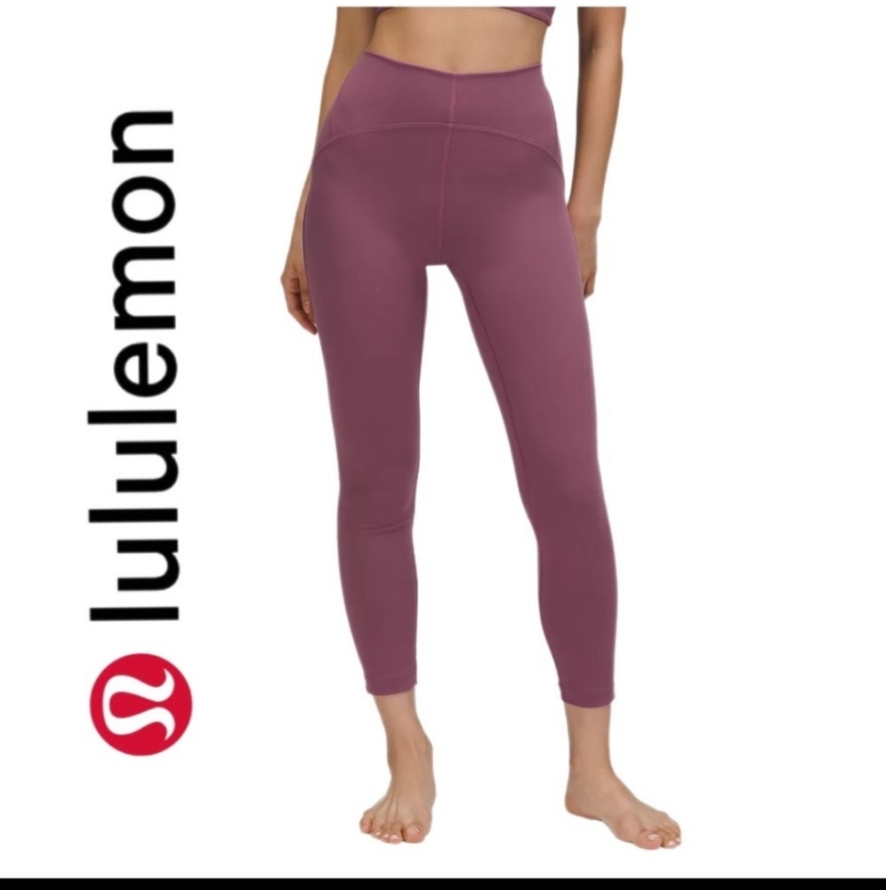 NWT LuLuLemon InStill High-Rise Tight 25" Size 2 Colour Vintage Plum 💜